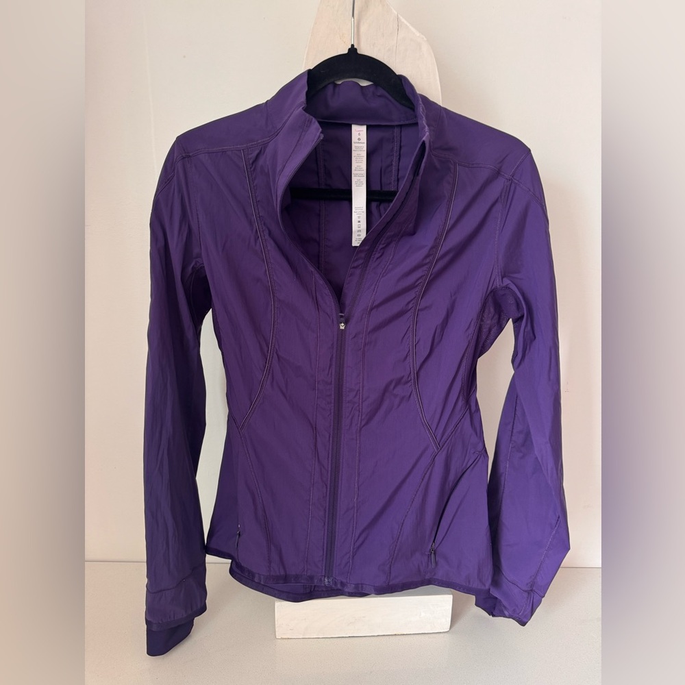 Lululemon laser speed jacket deep purple